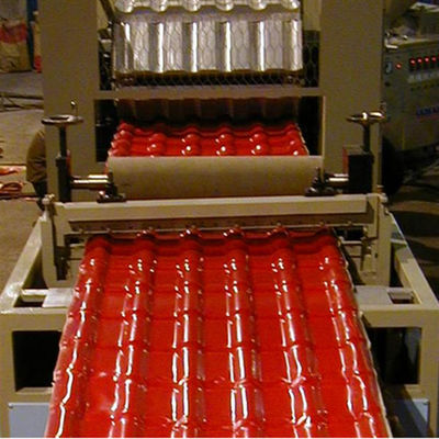 Βερνικωμένο φύλλο υλικού κατασκευής σκεπής γραμμών εξώθησης σχεδιαγράμματος PVC ανώτατων κεραμιδιών του ASA PMMA πλαστικό